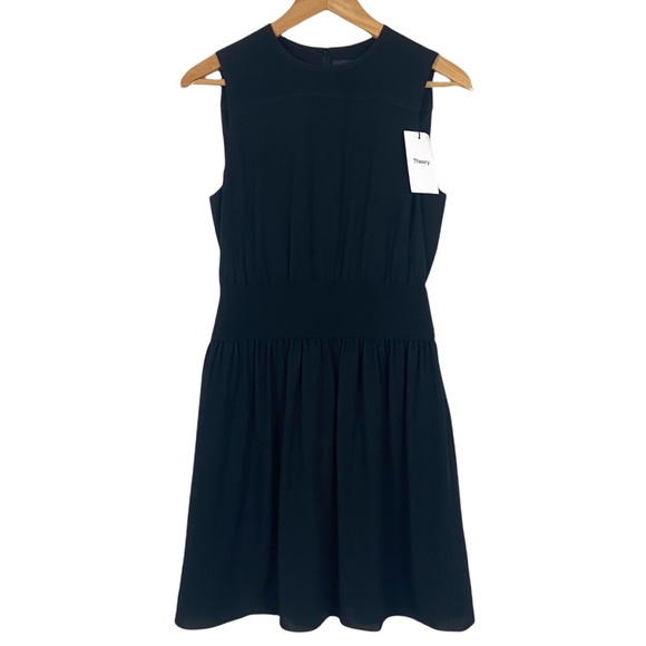 Theory Dresses & Skirts - Theory Sleeveless Blouson Dress Black Size 0